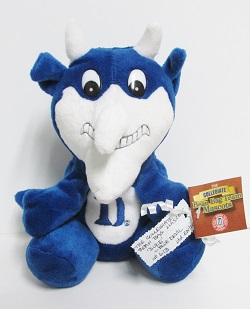 Blue Devil, Duke University<BR><B>VINTAGE</B> Plush Mascot <B>(NOS)</B><br>(Click on picture for description)